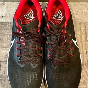 Black and Red Athletic Shoes
